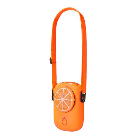 ans Hängande Halsfläkt Uppladdningsbar USB-fläkt Lockigt Hår för Hemmakontor Sportresor