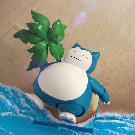 Blokees byggeklodslegetøjssæt: Pikachu, Eevee, Charmander, Charizard, Greninja, Meowscarada, Ceruledge