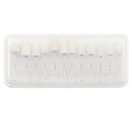 12 Stk Uldslibehoved Manicure Polering Uldhjul