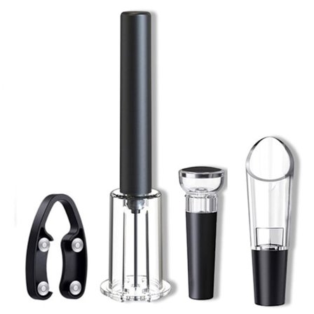 1 Sett Flaskeåpner Lufttrykk Vinåpner Pneumatisk Teknologi Effektiv Korkfjerningsverktøy for Hjemmebar