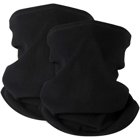 Vinter Halsvarmer Fleece Vindtæt Halsedisse Snood til Mænd Kvinder Koldt Vejr Ansigts Tørklæde Hovedbeklædning til Ski Løb Cykling