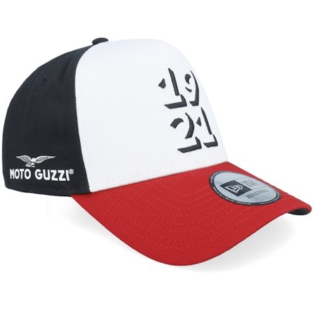 New Era - Motor White adjustable Czapka Z Daszkiem - Moto Guzzi Est Year 9FORTY White/Black/Red A-frame Adjustable @ Hatstore
