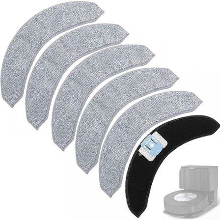 6 stk. Erstatningsrengjøringskluter for iRobot Roomba Combo J7/J7+/J9+/J9 Plus