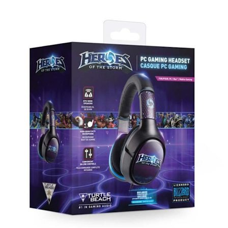 Pelia headset - TURTLE BEACH - Heroes - Stereo - Johdollinen - Ympäröivä