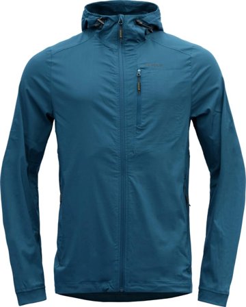 Devold Herøy Man Jacket With Hood Men Mid layer tops Blue L