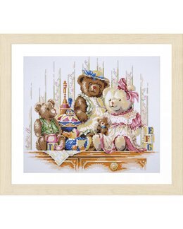 Diamond painting Björnar och leksaker - Lanarte