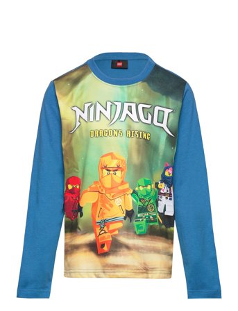 Lwtano 129 - T-Shirt L/S T-shirts Long-sleeved T-shirts Blå LEGO Kidswear*Betinget Tilbud