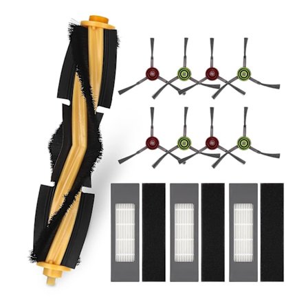 Reservedele til børstefilter til Ecovacs Deebot Ozmo 950 920 T8, t8+, t8 Aivi, t9, t9+ og N8, n8+, n8 Pro, n8 Pro+ serie Tilbehørssæt
