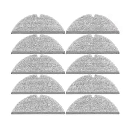 tsts--10 st Moppdukar för Dreame D20 Plus / Dreame D20 Ersättningsdelar Rengör Hygieniska Golv Verktyg Hemrengöringsverktyg