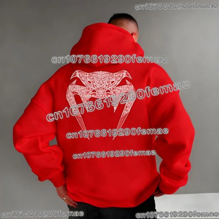 MMA 2026 Herre Bomulds Hættetrøje Fitness Trænings Sweatshirt Løs Pasform Komfortabelt Sportstøj til Daglig Boksning Kamp Gym