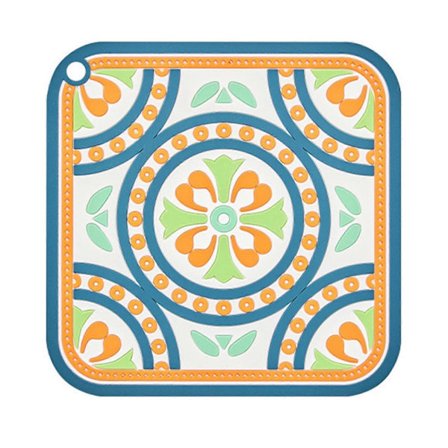 Vintage Gryteunderlag PVC Skåldsikker Sklisikker Oljetett Flerbruks Panneunderlag Brikke Kjøkkenutstyr