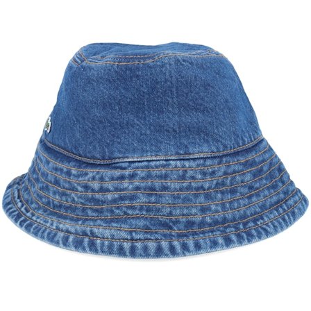 Lacoste - Casquette Medium Blue Bucket Bucket Blue Hat - @ Hatstore