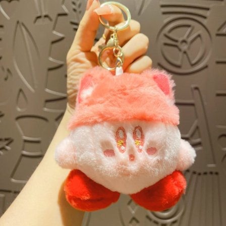 Kirby Keychain Anime Plush Key Chain - spot försäljning