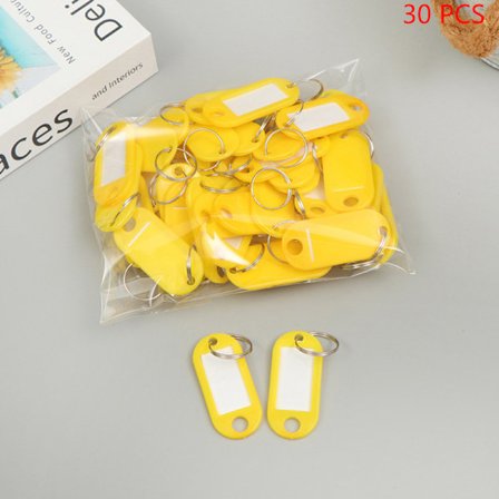 30 STK Nøkkellapper Allsidig miljøvennlig bagasjenøkkel