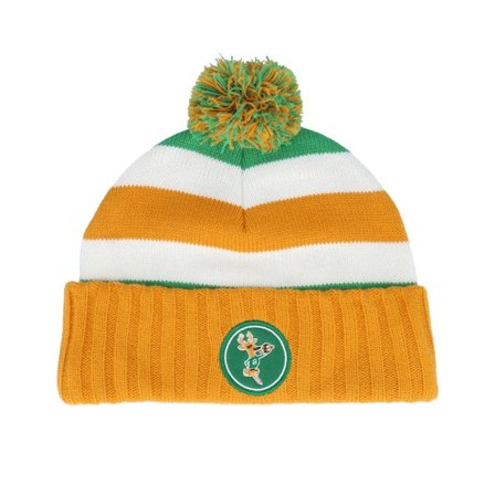 Mitchell & Ness - NBA - Orange - pom - Beanie - Milwaukee Bucks Snow Day Knit Hwc Orange Pom - Hatstore