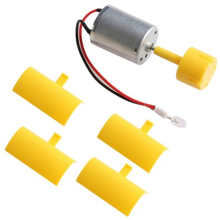 DIY Mikro Vindgenerator Vindturbiner Motor Modell Kit med Fläktblad Vindkraft Läroverktyg