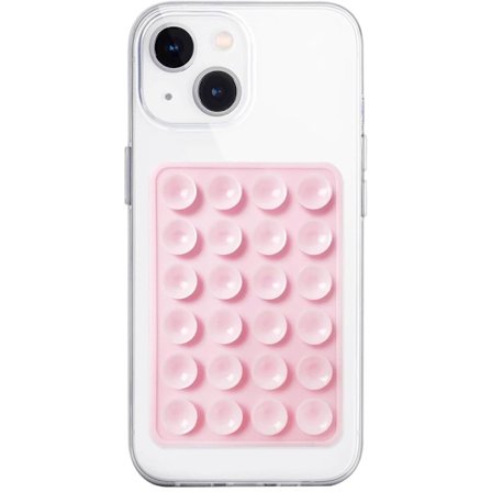 Silikon telefonholder med sugekopp - Rosa