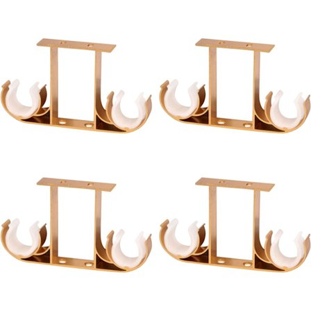 Gardinstångshållare i aluminiumlegering, lämplig för 28 mm gardiner