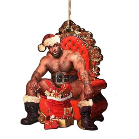 Christmas Mr. Wood Meme Rolig hängande prydnad Barry Wood Xmas Tree Hänge Festlig dekoration Present style 1