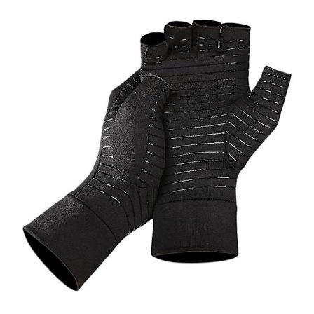 Kompressionshandskar Händer Artrit Karpaltunnelsyndrom Stöd Skena S Grå