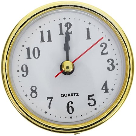 Retro Kellon Sisäosa DIY Pyöreä Kellotaulu Yksinkertainen Upotettu Kellotaulu Kellokoneistolla