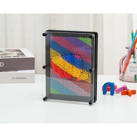 PinArt - 3D nålskulptur, Regnbåge—pa