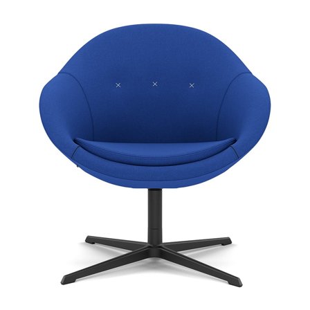 Varier Furniture Kokon Club - Blue Wool - Black base