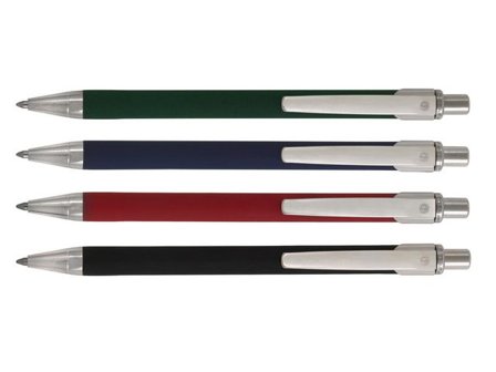 BALLOGRAF Kulpenna Rondo Soft 0,7 sorterade färger blått bläck - Lyreco - Kontorsmaterial - Pennor - Kulpennor