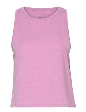 V-Gfit Ltw Brushed Jersey Tank T-shirts & Tops Sleeveless Liila GAP