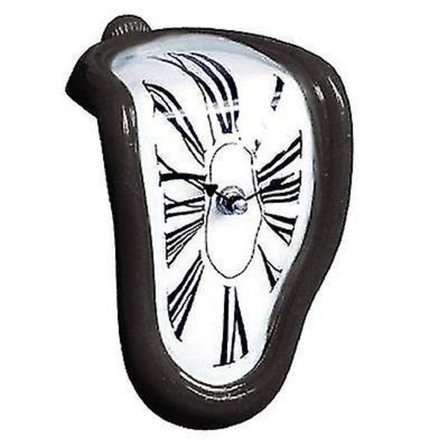 Kreativ L-formet Buet Klok Hjemmemote Smeltende Klok