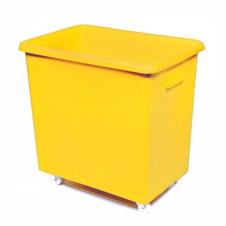Bottle skip, 660x650x460 mm, 135 L, yellow