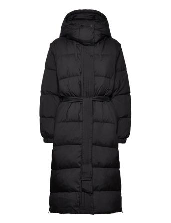 Caliste Mary Long Puffer Coat 2 In 1 Black IVY OAK