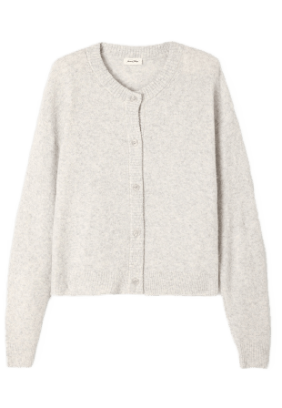 American Vintage Damsville Stickat Dam Grå XS/S