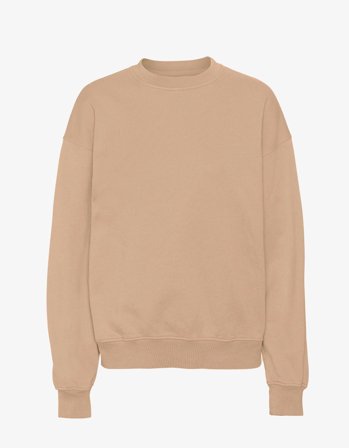 Organic Oversized Crew - Honey Beige - S