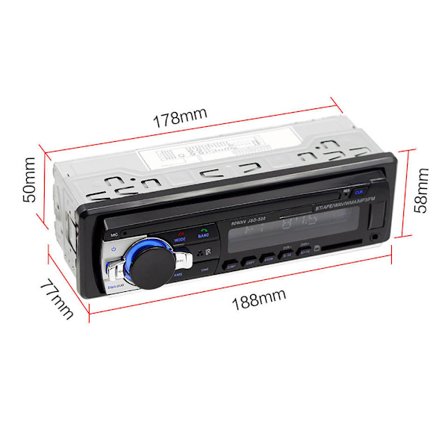 Uusi auton Bluetooth MP3 yksi-din autokortti U-levy FM-radio Bluetooth MP3, 1 Din auton radiostereo DVD CD-soitin