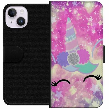 Apple Iphone 14 Plånboksfodral Unicorn Enhörning