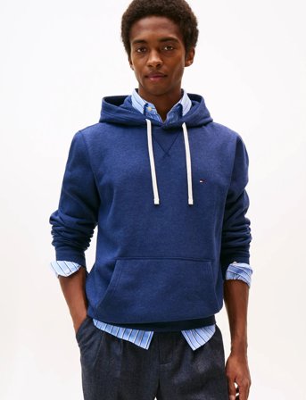Tommy Hilfiger Ess Seasonal Fleece Hoody - Blue - S