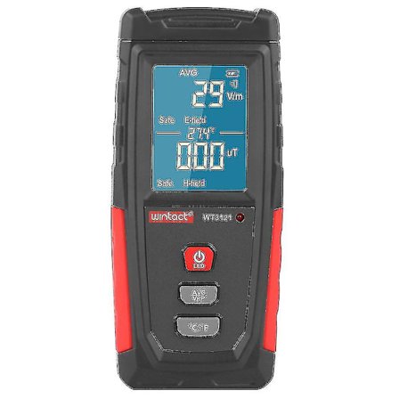 Elektromagnetisk og magnetisk strålingsdetektor Lcd Emf Tester Meter Telefon Datamaskin Elektromagnetisk stråling