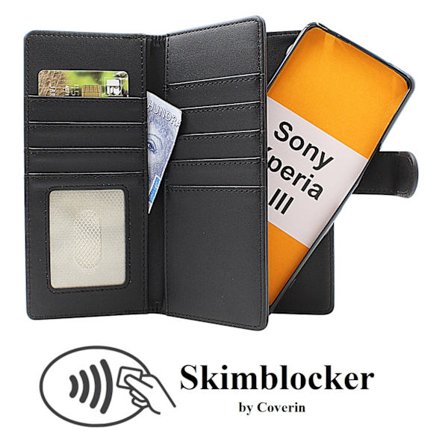 Skimblocker Sony Xperia 1 III XL Magnet Plånboksfodral
