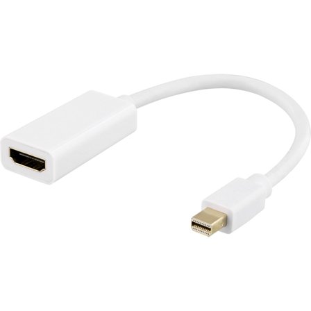 Deltaco DP-HDMI46 - video adapter - DisplayPort / HDMI - 20 cm