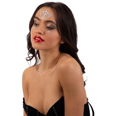 Självhäftande ansiktsdekorationer - Glow in the dark