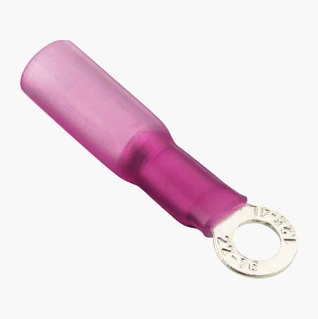 Ringkabelsko 0 5 – 1 5 mm² röd 10 st.