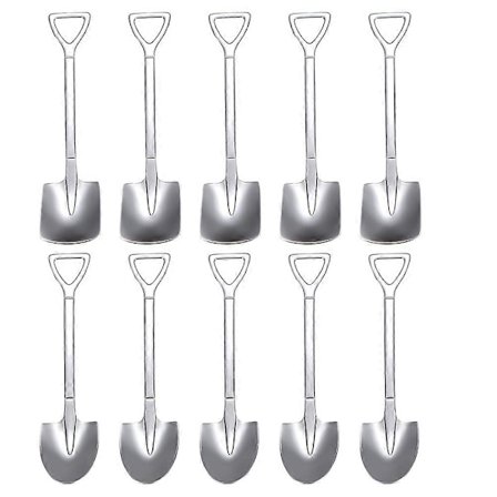 20 st Espresso Sked Mini Skopa Sked Nyhet Kaffesked Spade Kaffesked Latte Sked