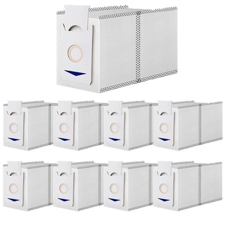 9-pak støvpose til T30 T30 Pro T30 Max støvsuger, stor kapasitet, reservedeler