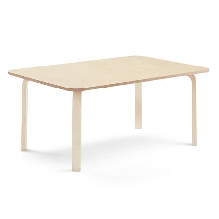 Tisch ELTON, 1800x700x590 mm, Linoleum beige, Birke