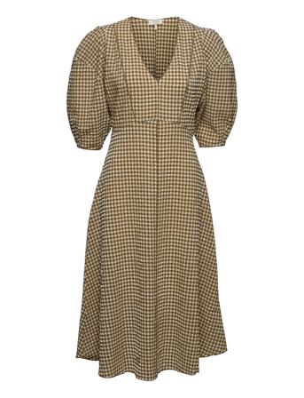 Tammy Dress Brown Notes Du Nord