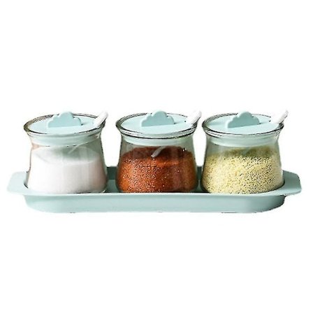 Kök Kryddburk Set Med Lock Hushållsförvaring Kryddor Ja DXGHC