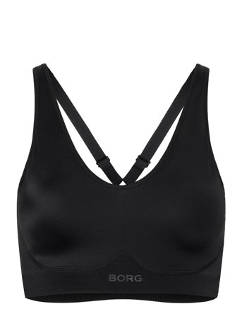 Björn Borg Borg Mid V Support Sports Bra - Black - XS