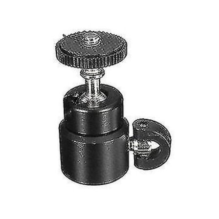 Metall Mini Ballhode Blitzbrakett Holder Skrue For Kamera Stativ Hotsko (1 Stykk, Svart)