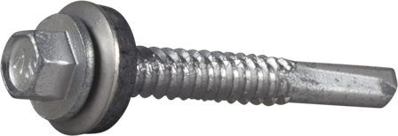 ESSVE 63538 Plåtskruv sexkantshuvud, CorrSeal, med bricka 6,3 x 65 mm, 100-pack, Infästning